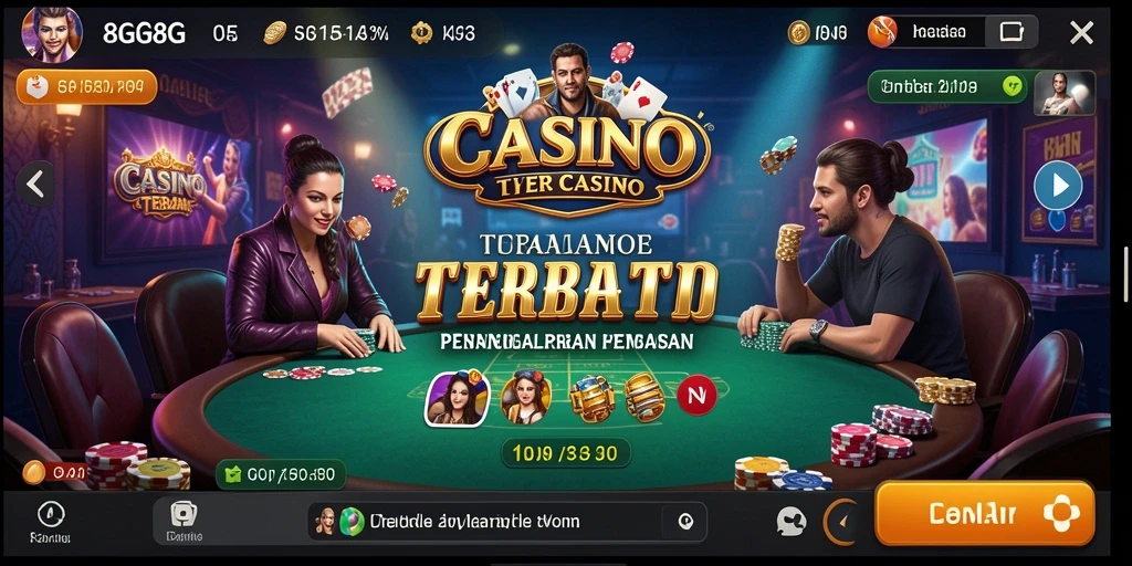 Gameplay menarik di aplikasi Live Casino 8G8G.