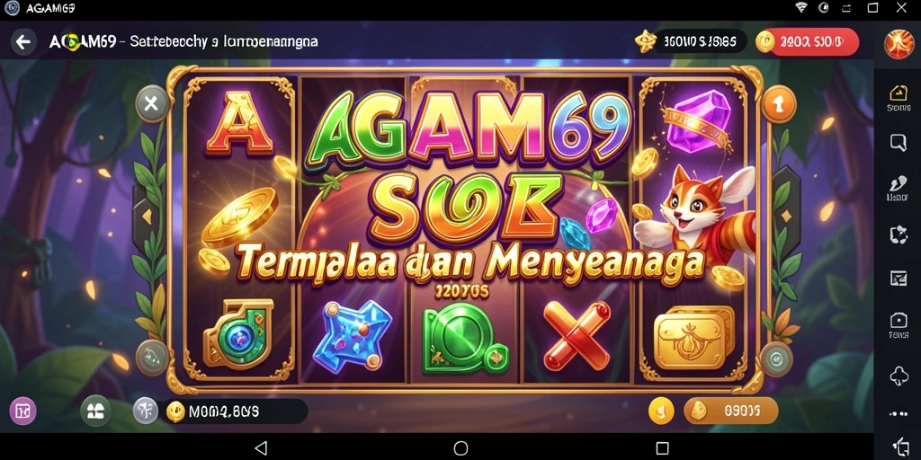 Tampilan gameplay seru dan menarik di AGAM69, permainan Slot terbaik.