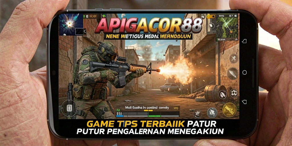 Tampilan gameplay seru dalam APIGACOR88 dengan aksi TPS yang mendebarkan.