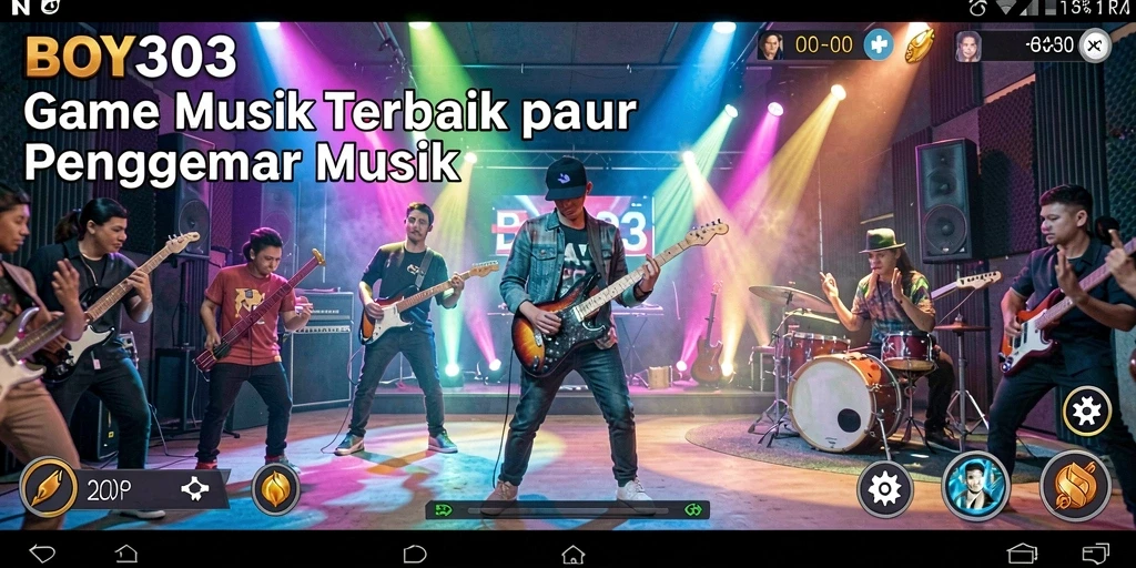 Tampilan gameplay menarik dalam BOY303 dengan fitur musik.