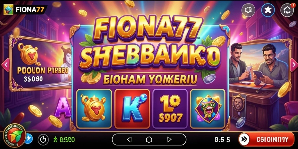 Screenshot gameplay FIONA77 menampilkan gulungan slot yang menarik.