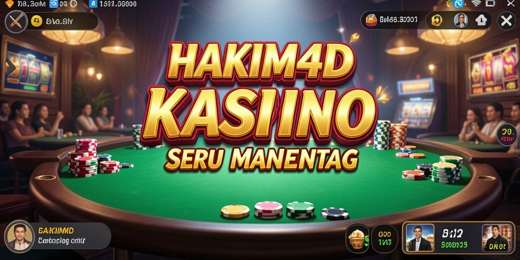 Tampilan gameplay seru HAKIM4D dengan efek visual menakjubkan.