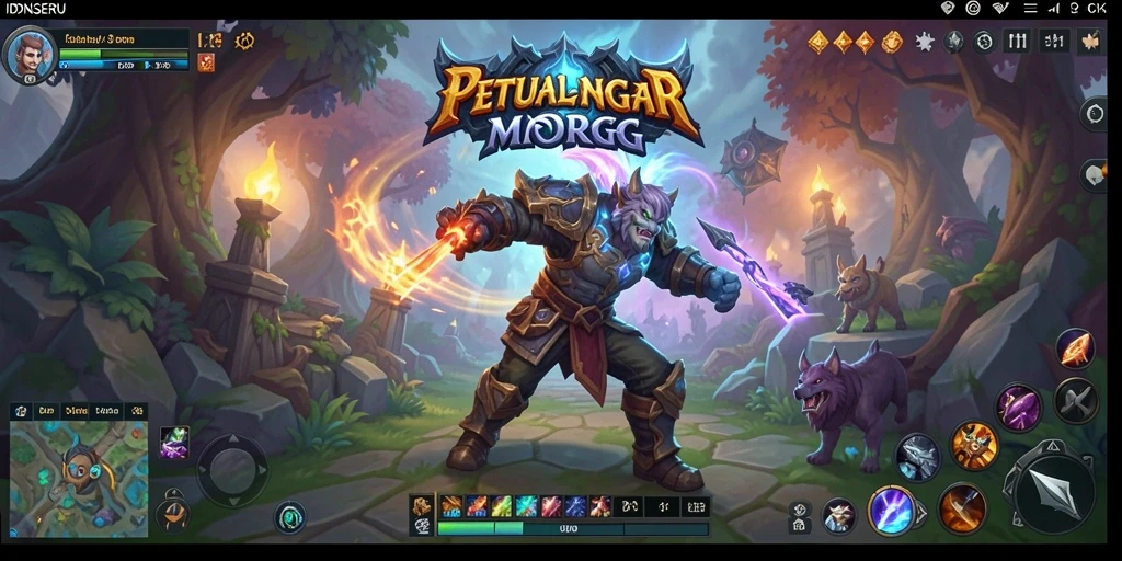 Tangkapan layar gameplay IDNSERU yang menunjukkan aksi seru dalam pertempuran MMORPG.