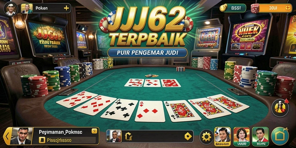 Screenshot gameplay JJ62 yang menarik dan penuh aksi Poker.