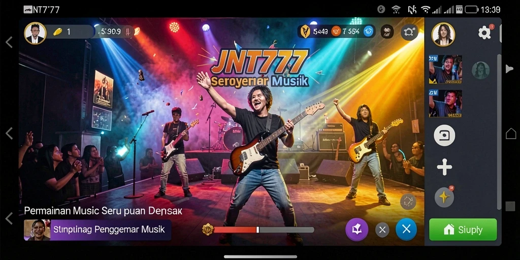 Gameplay menantang dan menyenangkan dalam JNT777.