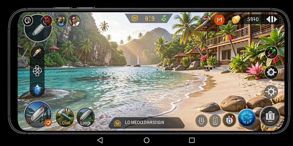 Tampilan gameplay santai dan menyenangkan di LGOACE.