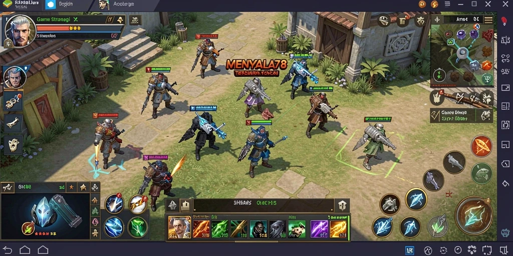 Tampilan menarik dari gameplay <strong>MENYALA78</strong> saat bertempur.