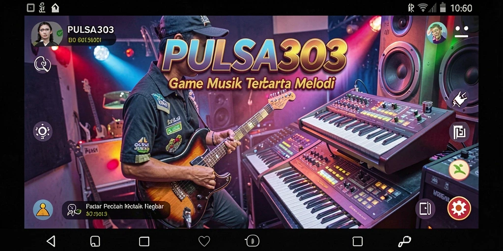 Screenshot gameplay PULSA303 menampilkan antarmuka yang menarik dan lagu-lagu populer.