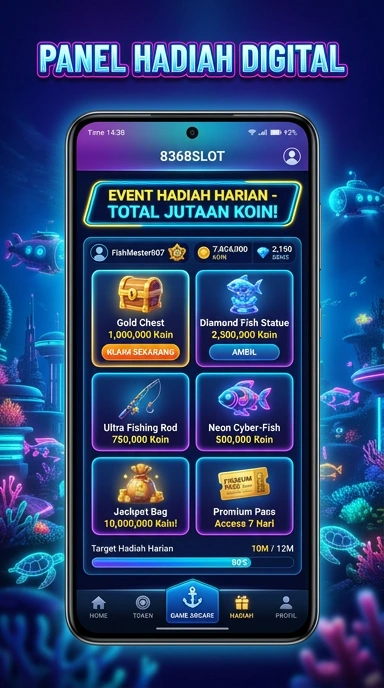 Tangkapan layar menu kategori aplikasi di 8368slot.
